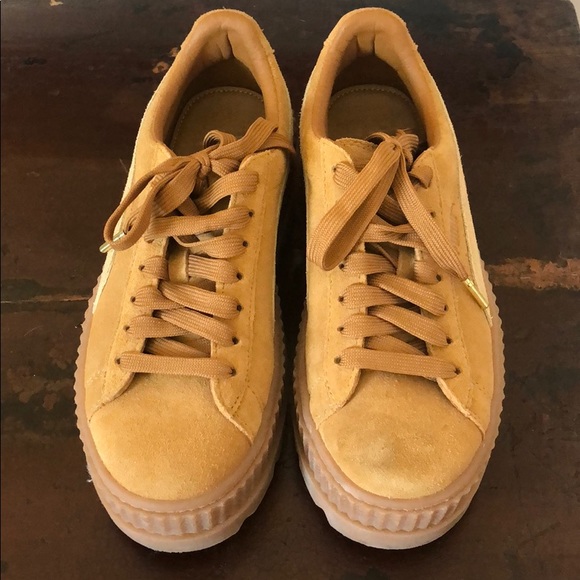 puma suede color camel